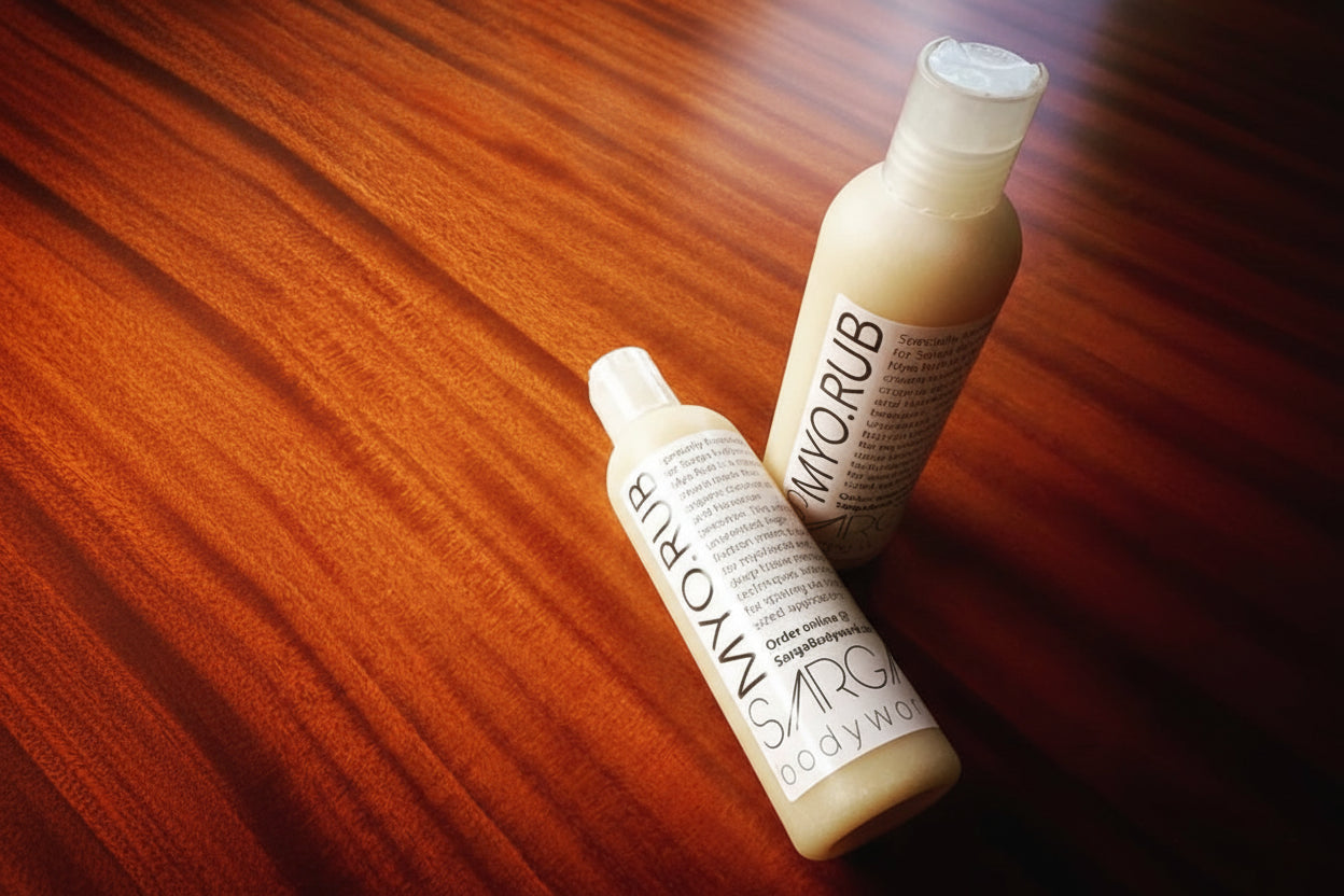 MYO.RUB: Frasco de viaje de 100 ml (3.4 onzas)